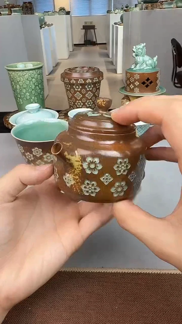 青瓷手工茶器包邮