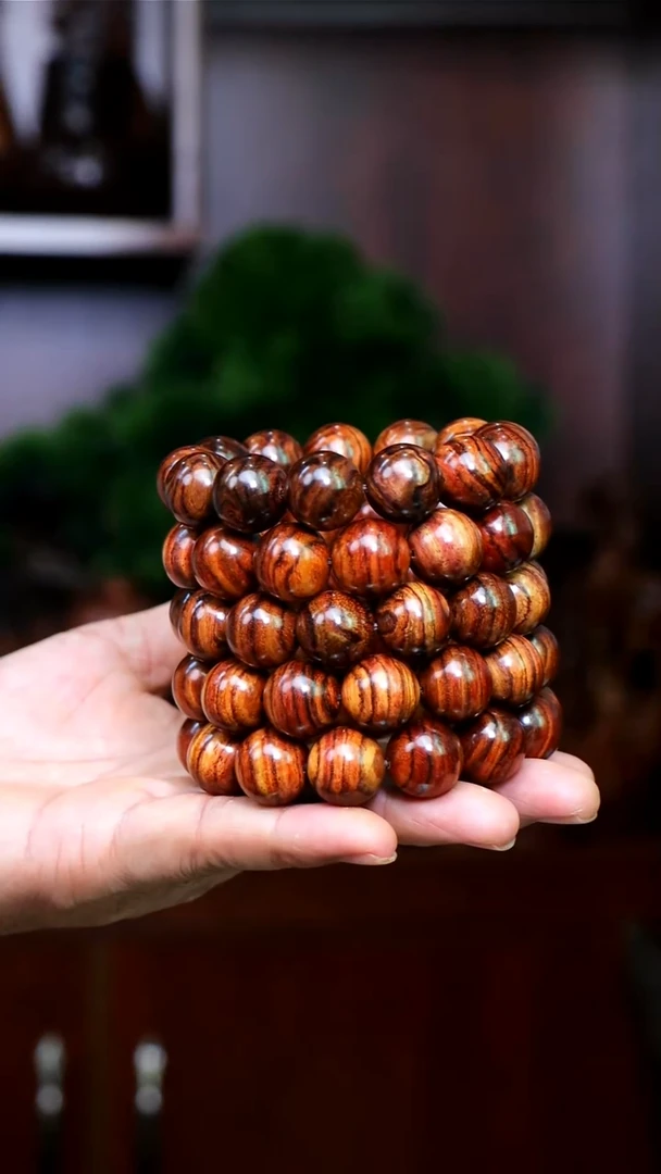 黄花梨/降香黄檀手串/手链海南黄花梨1.8手串多样性发一