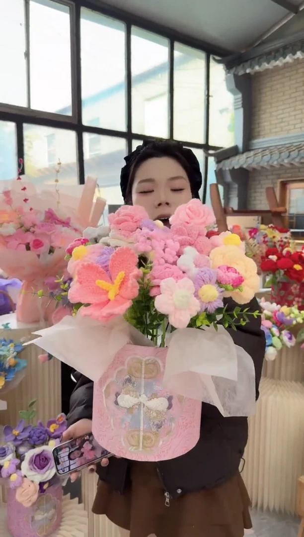 非遗手工定制花束，孤品清仓