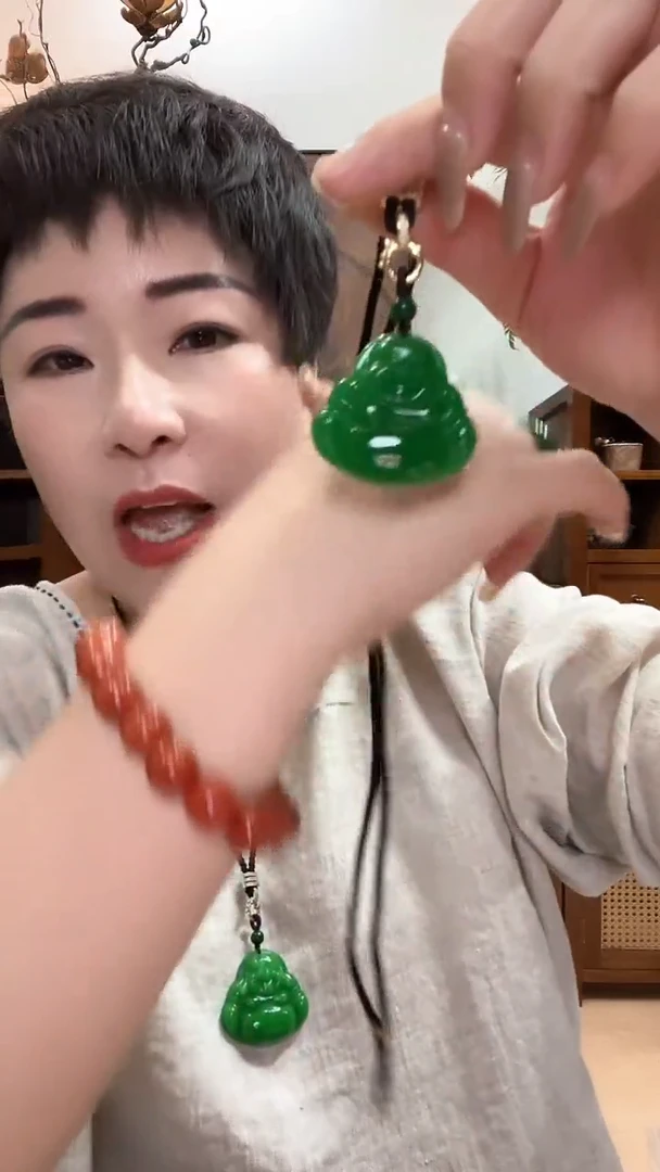 吊坠(赠链)合金翡翠122