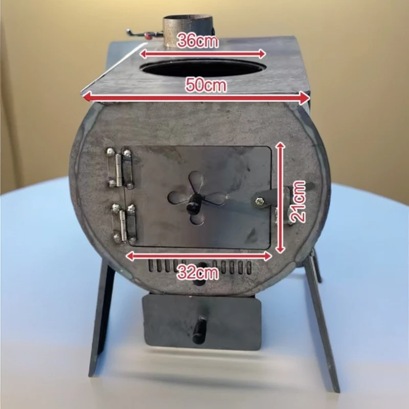 加大款50*70柴媒一体多功能取暖炉采暖炉柴媒炉保暖炉