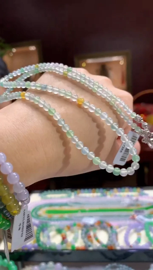 翡翠未镶嵌项链A186|6500