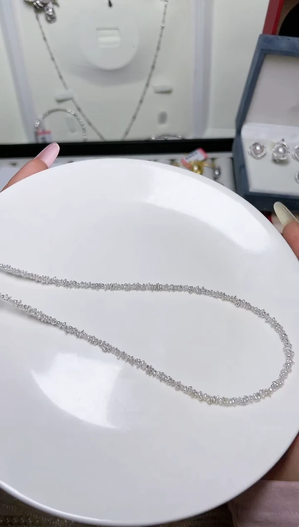 【闪购商品】海水珍珠颈饰银S925镶嵌113