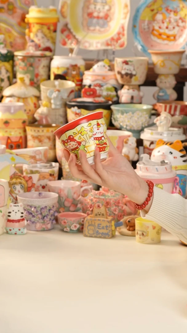 其他陶景德镇釉下彩手绘设计师款陶瓷