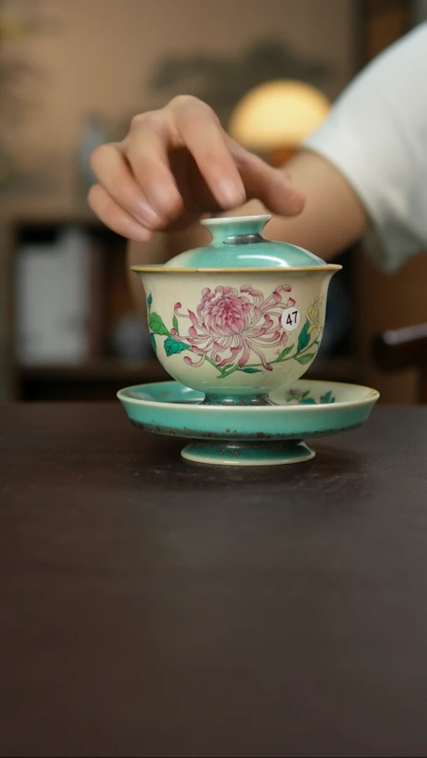 景德镇陶瓷杯碗柴烧多人