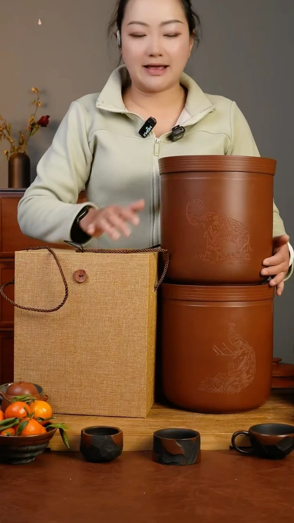 罐微瑕s357存茶缸一个