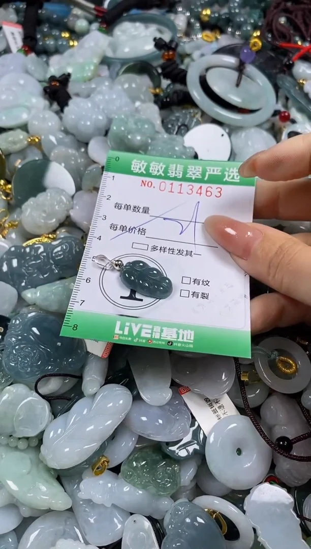 【闪购商品】翡翠颈饰未镶嵌闪购0113463多样性发其一