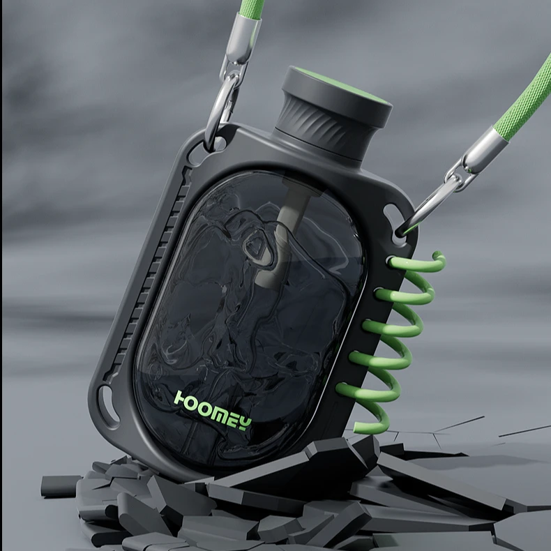 HOOMEY儿童吸管水杯大容量高颜值女生tritan水壶学生上学专用杯子