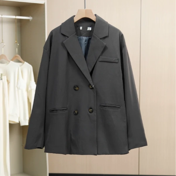 小西装外套女秋款外套2025新款韩版宽松复古休闲西服上衣