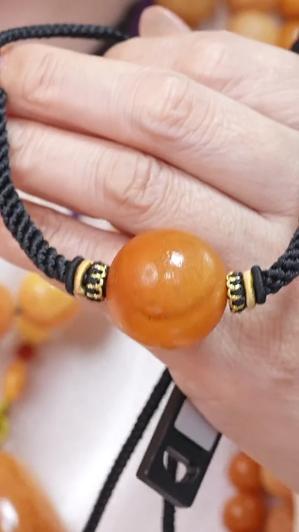 蜜蜡颈饰未镶嵌6693天然蜜蜡珠宝奇石云端妖孽全部保真