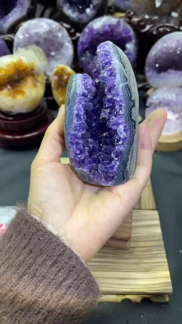 未镶嵌大型摆件（非配饰）紫晶751号摆件