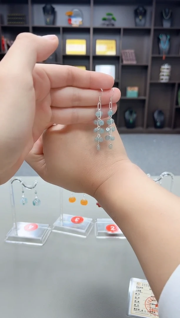 未镶嵌翡翠耳饰911000