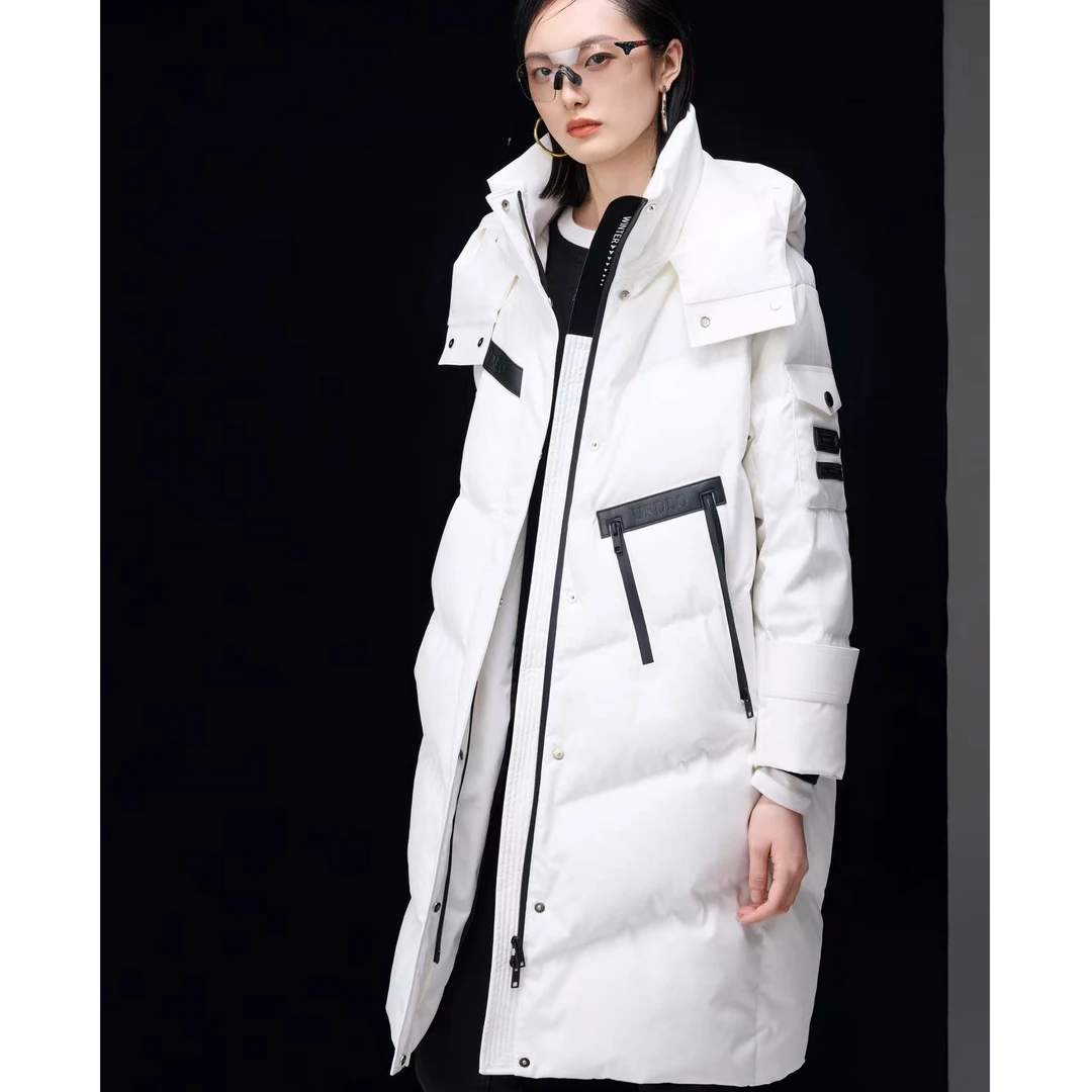767长款羽绒服百搭秋冬冬季女士休闲女款