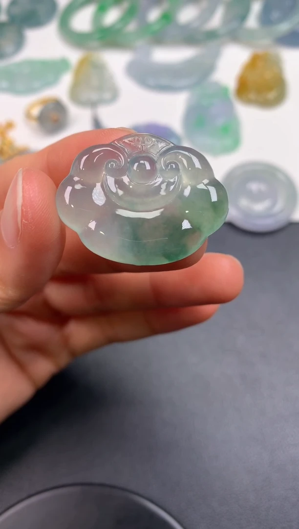 未镶嵌定制翡翠0550960427（24*31.6*5.3）