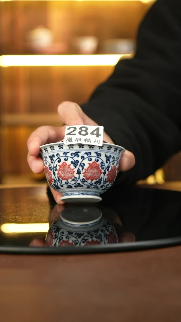 景德镇手工手绘茶器   釉里红sj