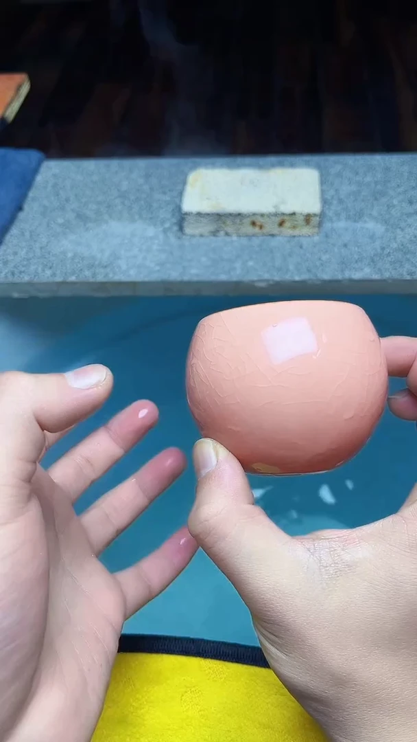 【闪购商品】茶盏高端茶器主人杯粉色蛋