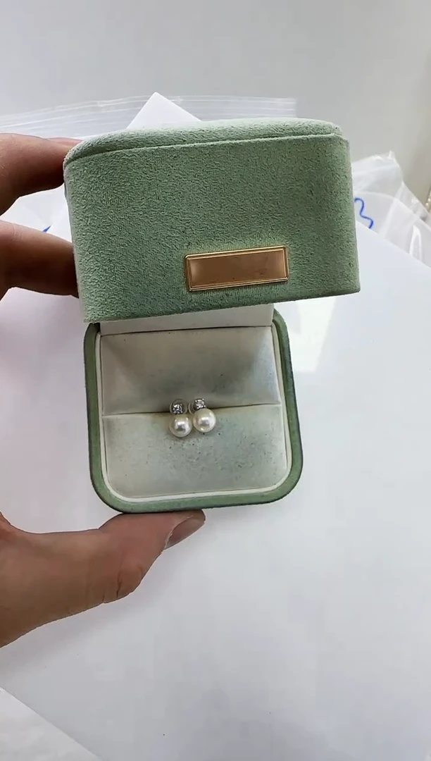 【闪购商品】海水珍珠DA银S925镶嵌c1013 耳钉6