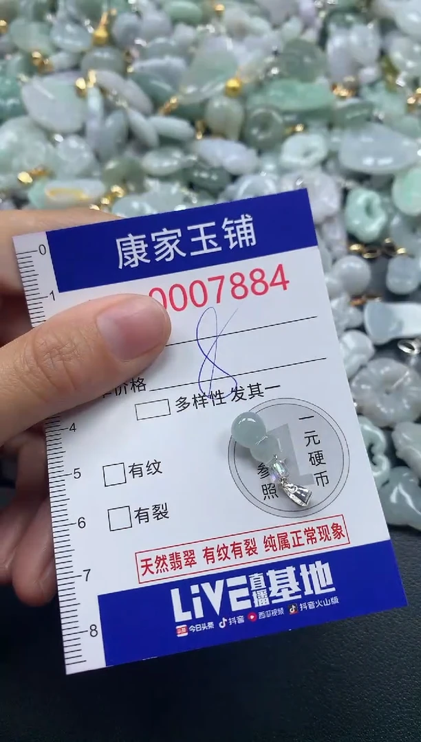 吊坠(不含链)未镶嵌翡翠7884