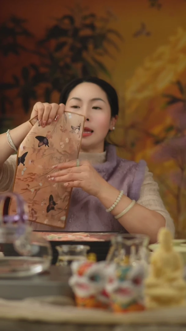 【闪购商品】茶巾加厚吸水 蝶恋花 dfghjl