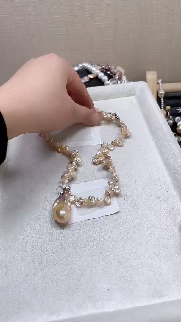 未镶嵌套装淡水珍珠【纯恬饰品】