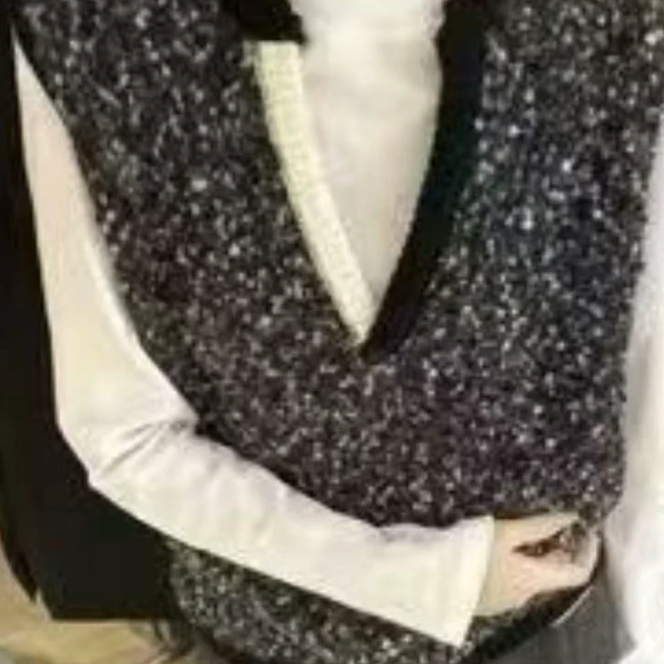 【思思精选】女圆领学院风文艺风马夹显瘦百搭韩版小香风B236