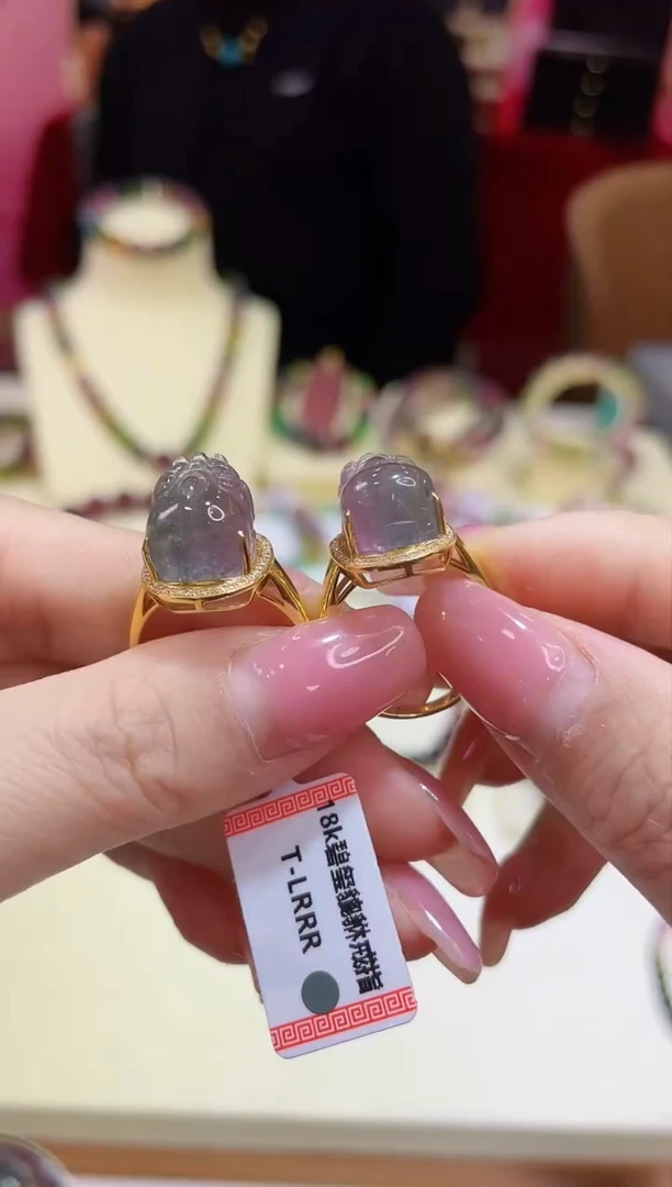 【闪购商品】碧玺颈饰18K金镶嵌多样性发一@@ZY40914025