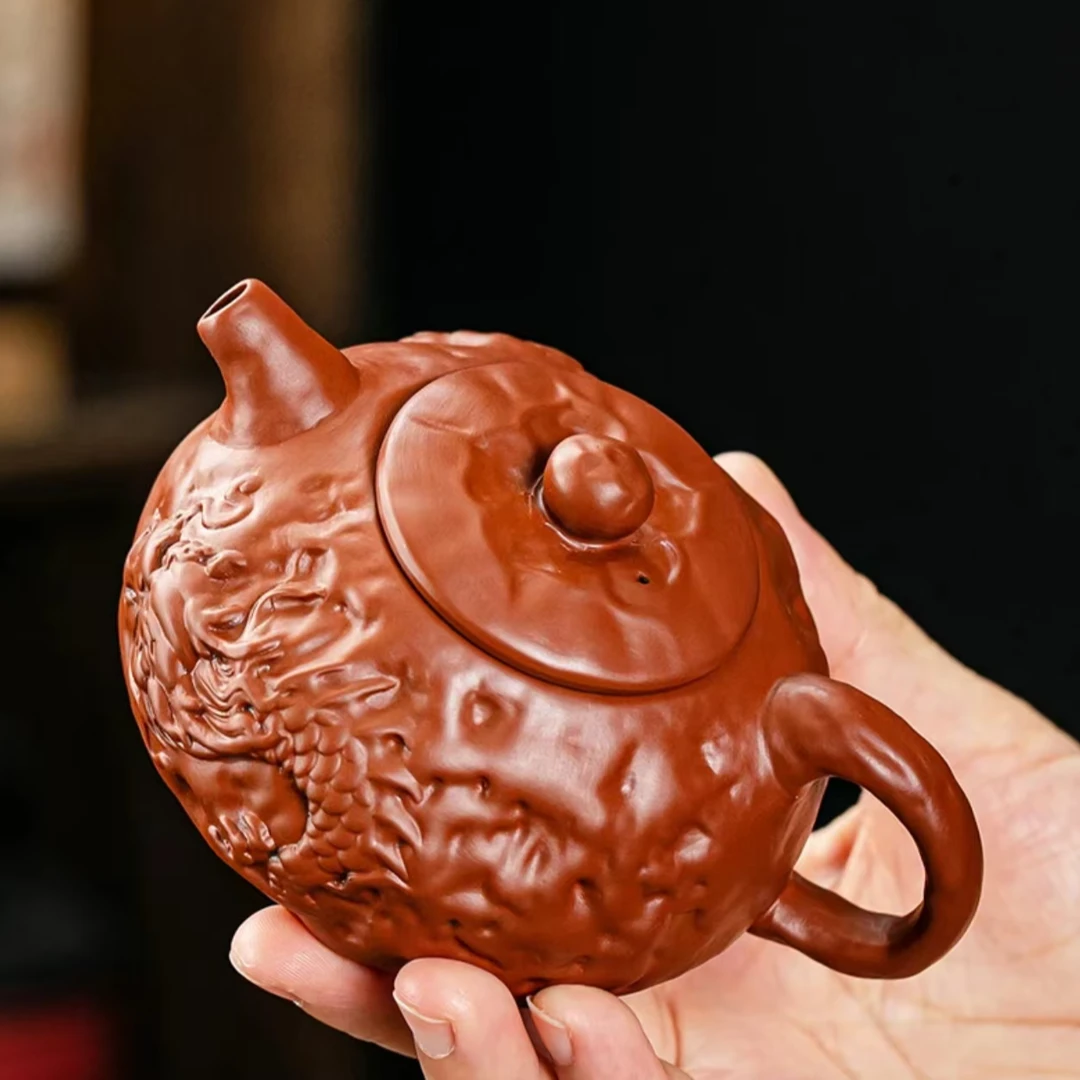 供春壶朱泥紫砂壶（不带礼盒）