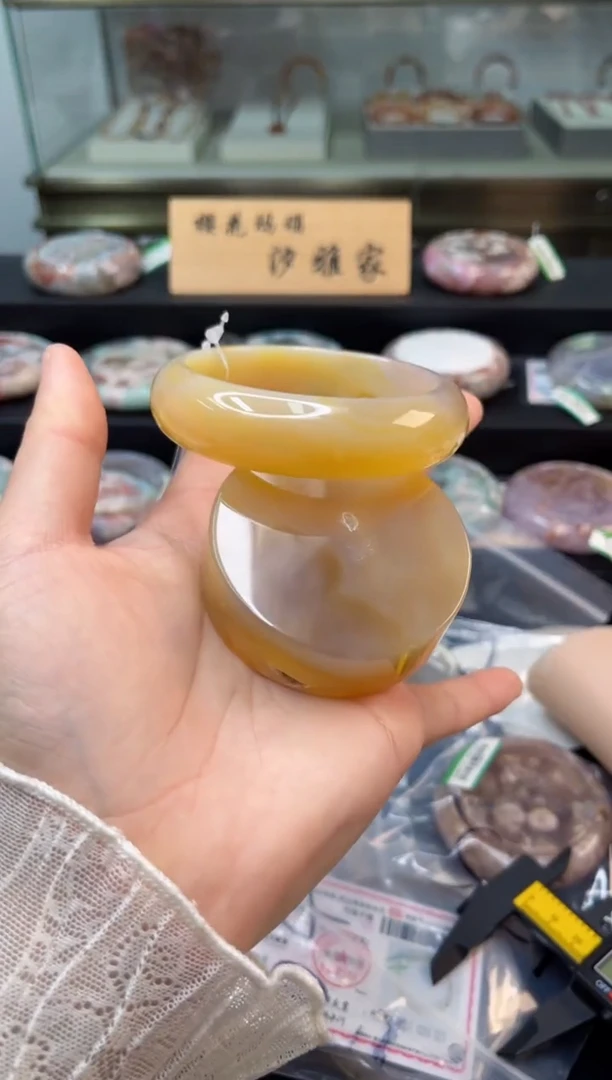 未镶嵌手镯石英质玉61圈口（赠品镯心）302646