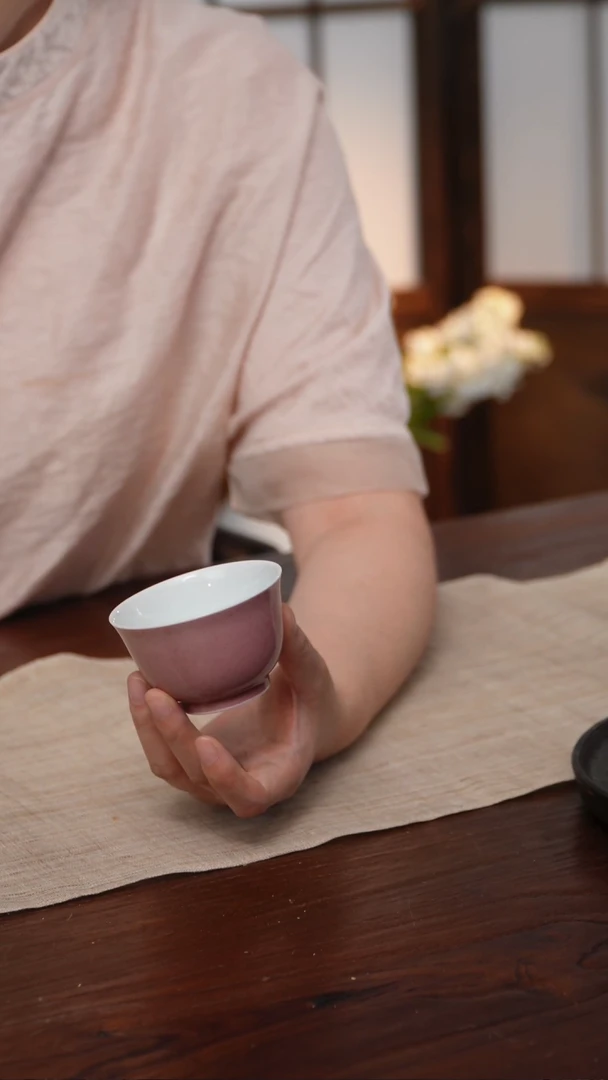 （公社）陆老师若深杯  豇豆红90ml