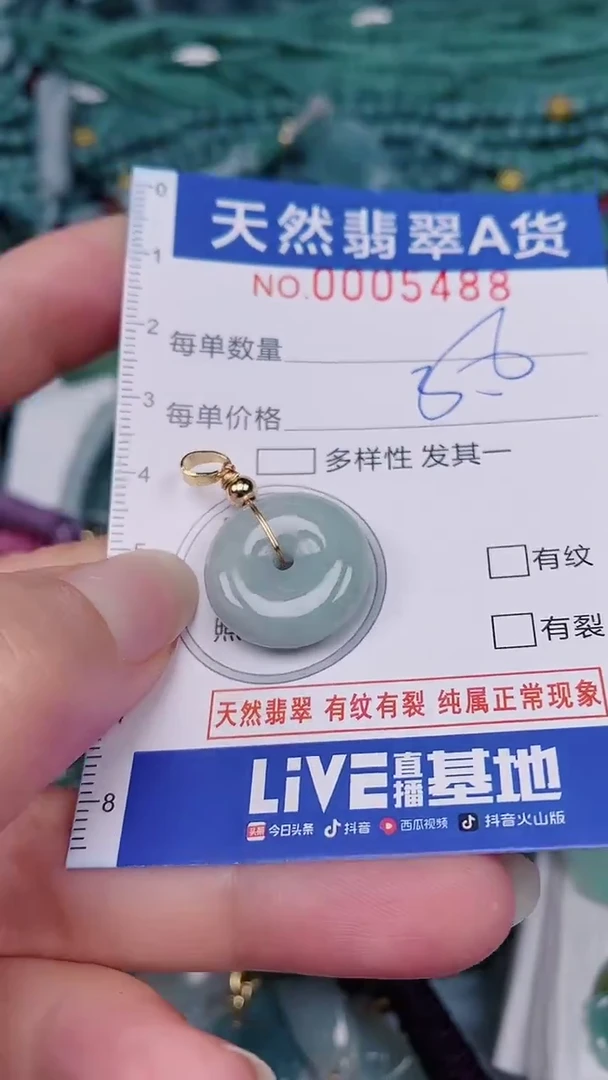 翡翠未镶嵌颈饰00005488