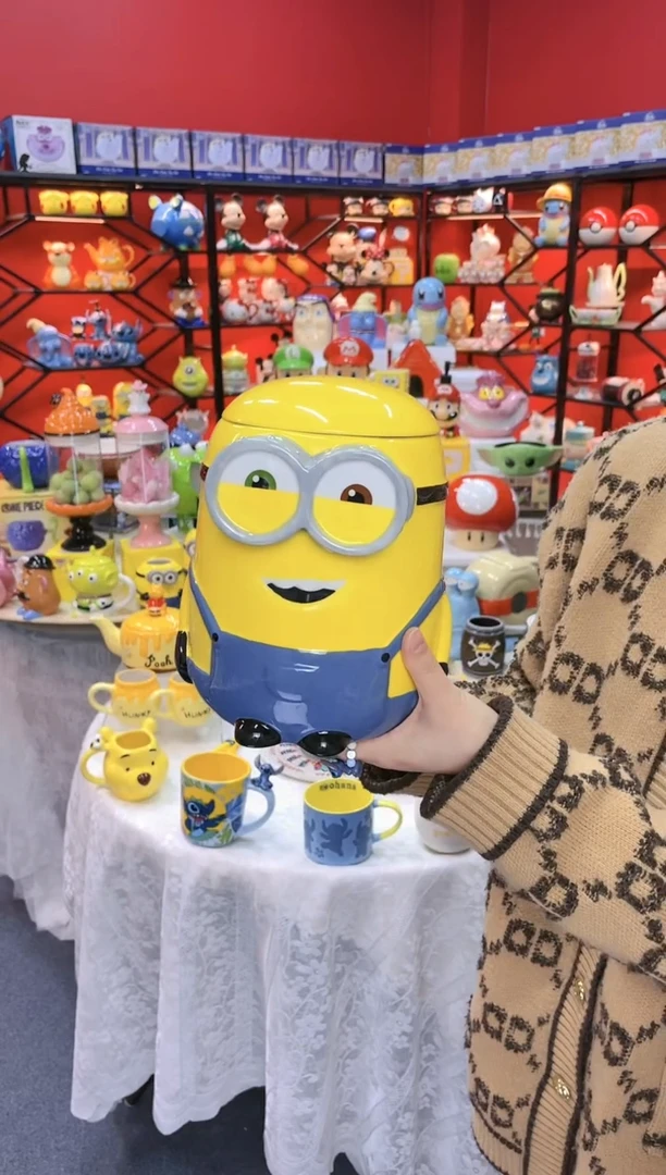 【闪购商品】.@@小黄人鲍勃储物罐