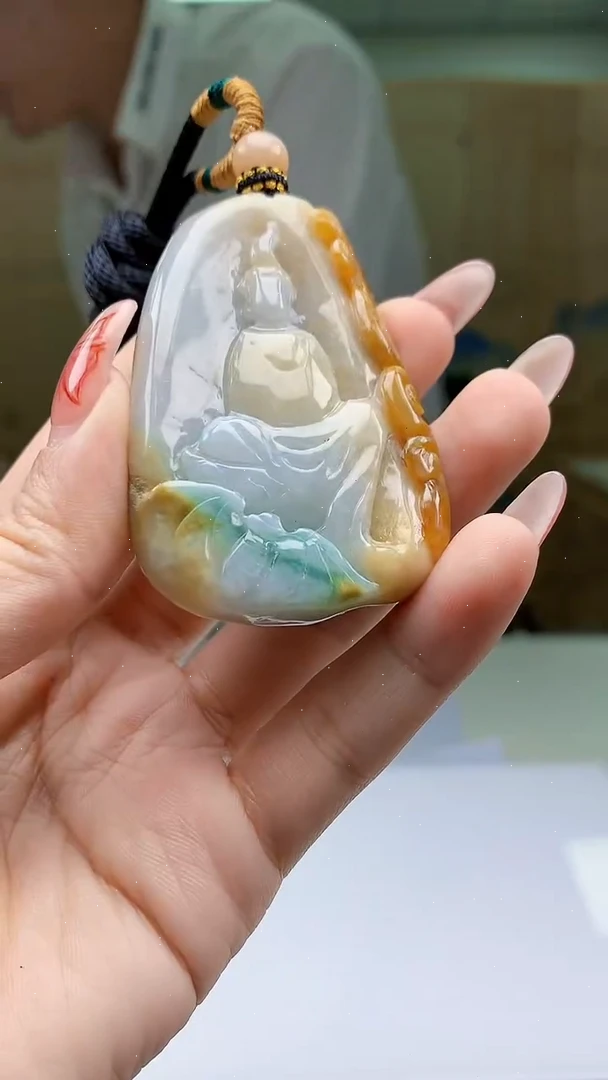 【闪购商品】定制翡翠未镶嵌5028ty-毛货挂件72
