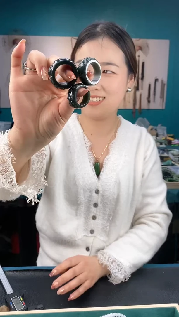 【闪购商品】和田玉戒指未镶嵌戒指拍一发一