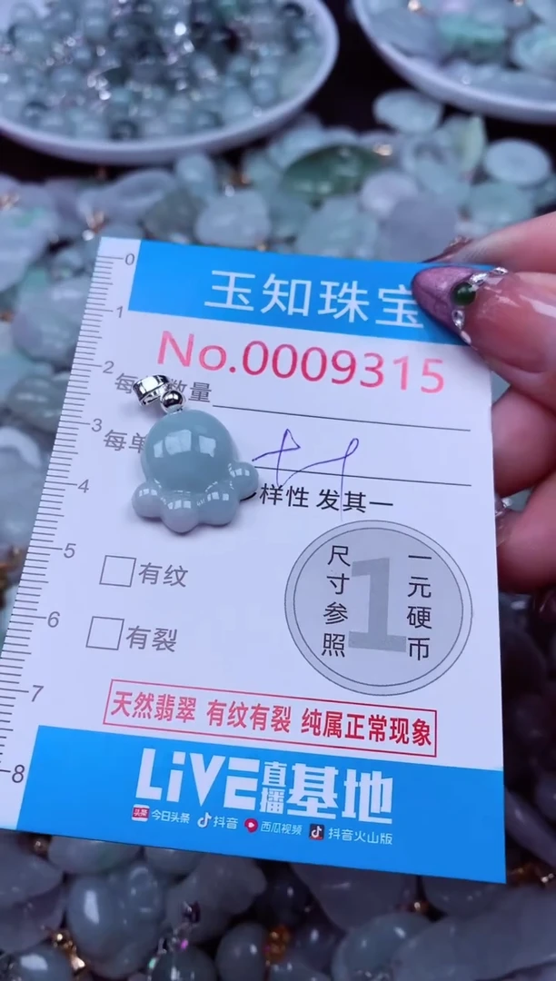 吊坠(不含链)未镶嵌翡翠9315