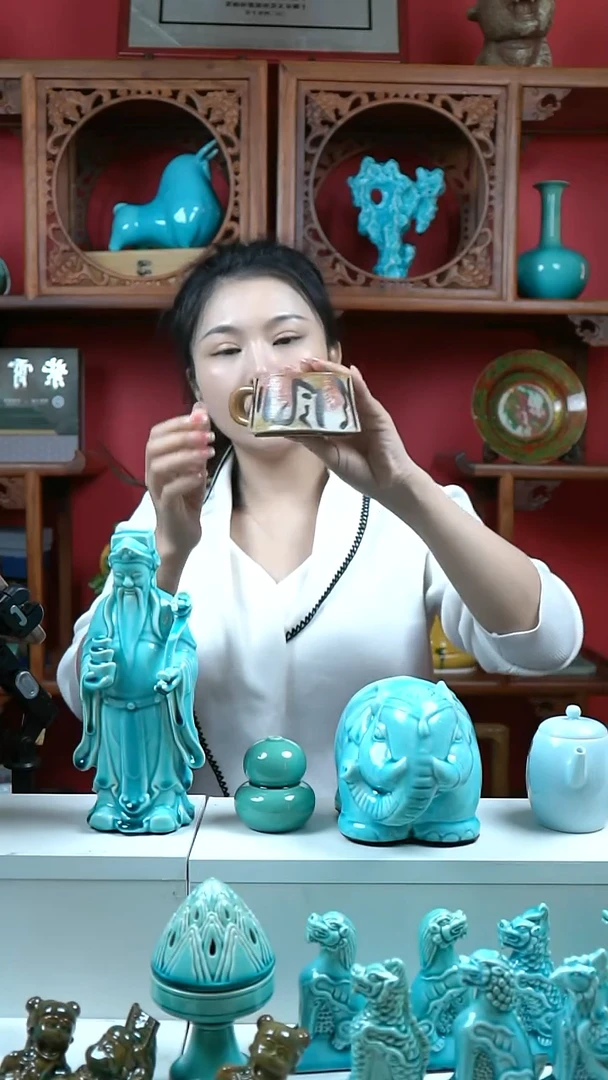 武当官窑手绘咖啡杯 一件多样性发货