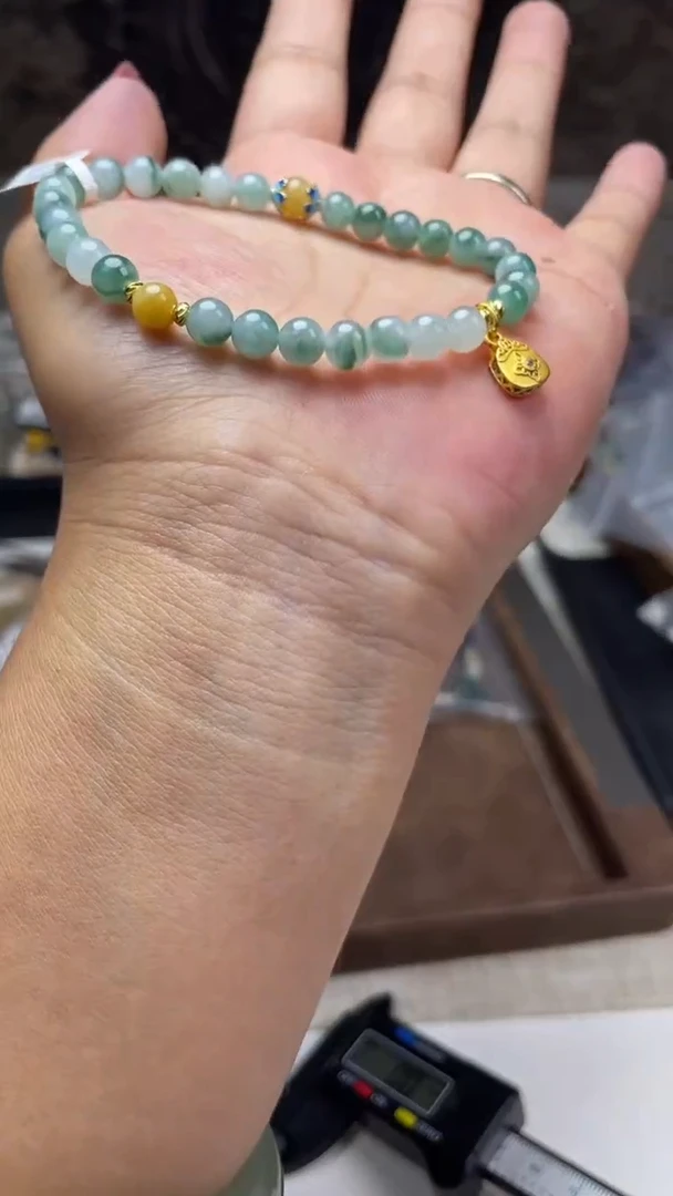 未镶嵌手链翡翠手串