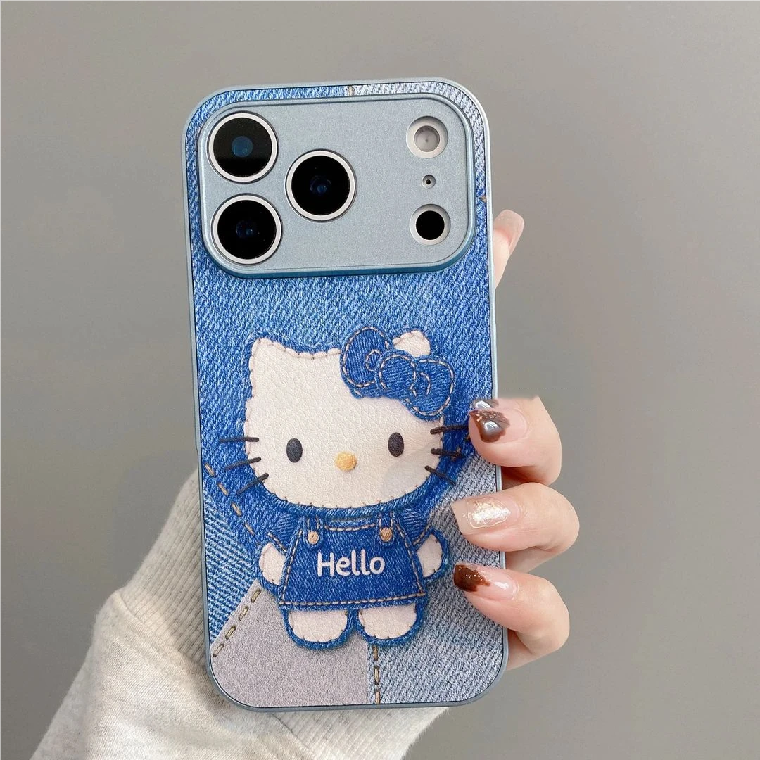 牛仔纹kt适用苹果17promax手机壳iphone17新款16布纹15硅胶14防摔