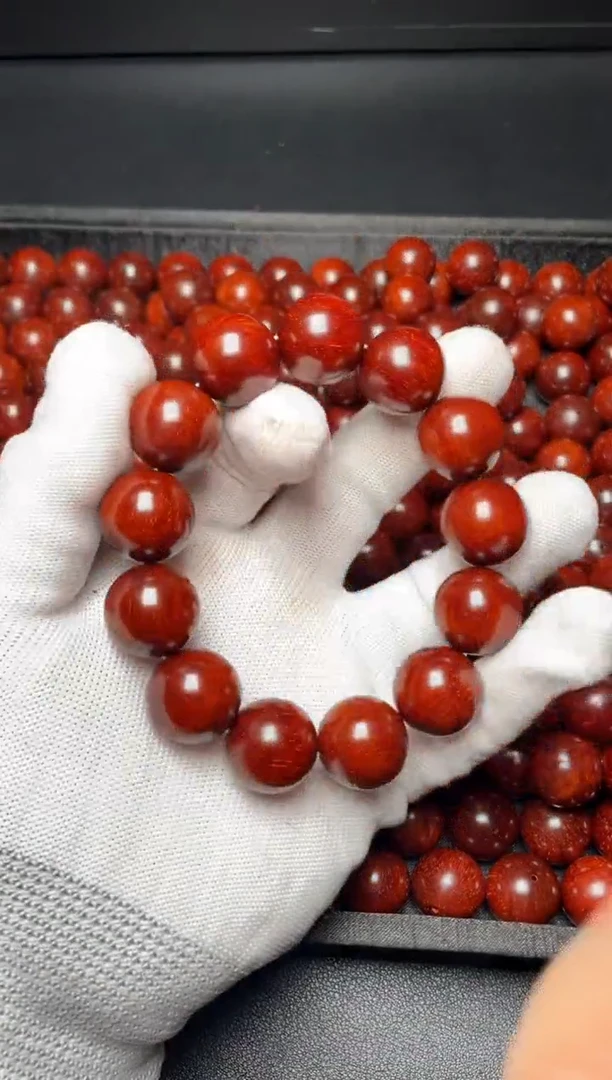 手串/手链小叶紫檀1.8龙鳞底超顶泥满金星黑皮钢印料