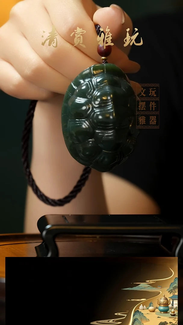 玉《富甲天下》手把件摆件