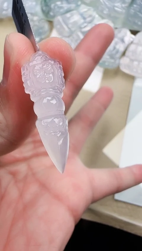 颈饰未镶嵌翡翠缅甸翡翠a货