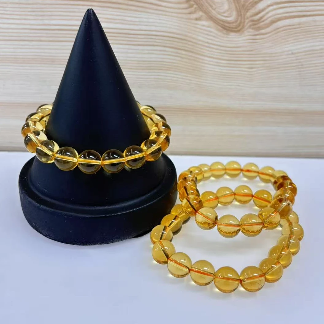 高品质黄水晶手串珠卡10m*（多样性单个发货）