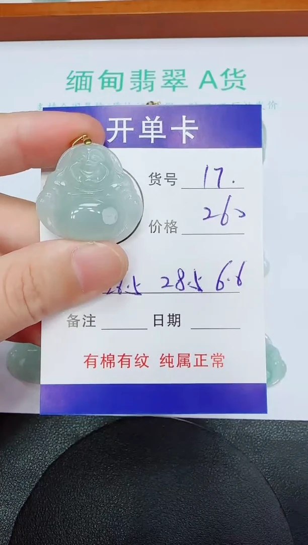 吊坠(赠链)未镶嵌翡翠17