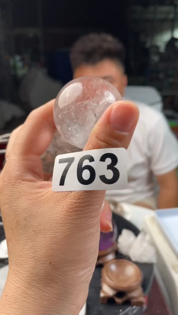 未镶嵌水晶大型摆件（非配饰）白水晶球 40-45M 763 多样性发其一