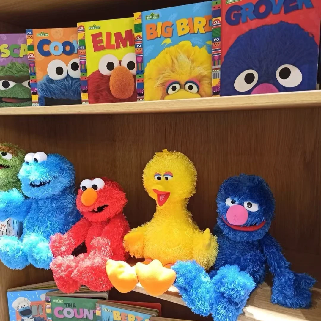 【芝士酱拆个盒】芝麻街经典卡通人物毛绒公仔