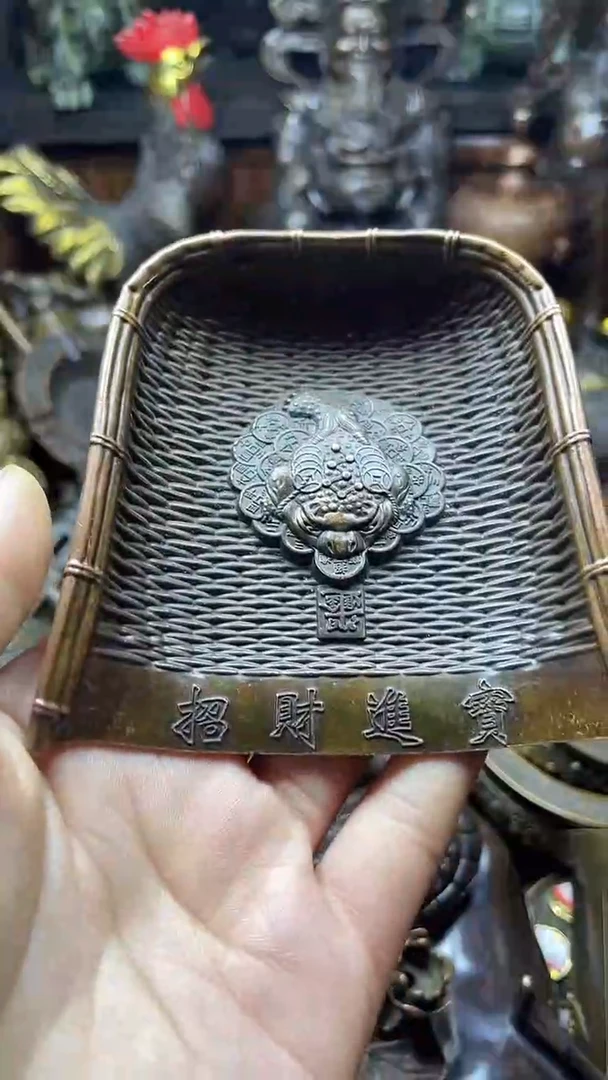 闪购链接，点击下单，有运费险，铜摆件