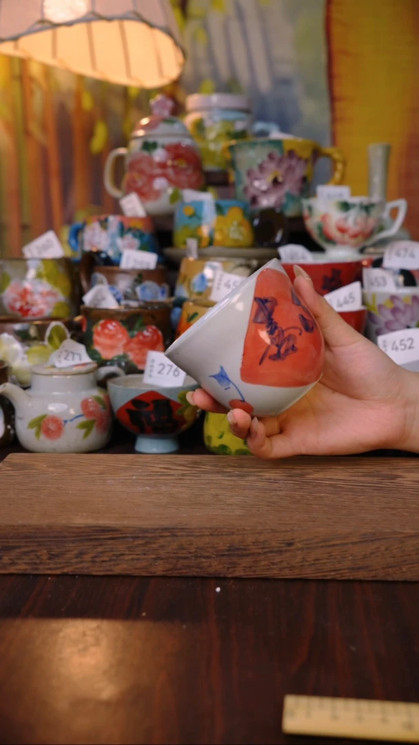 摆件泥垚手作 景德镇手工手绘器物