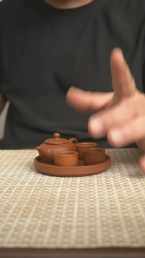 紫砂茶宠宜兴紫砂茶宠指尖壶一套款式随机