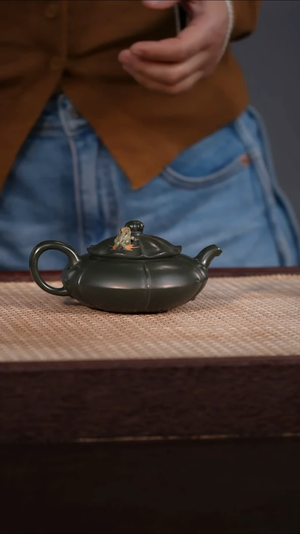 茶壶紫砂老绿泥 200cc