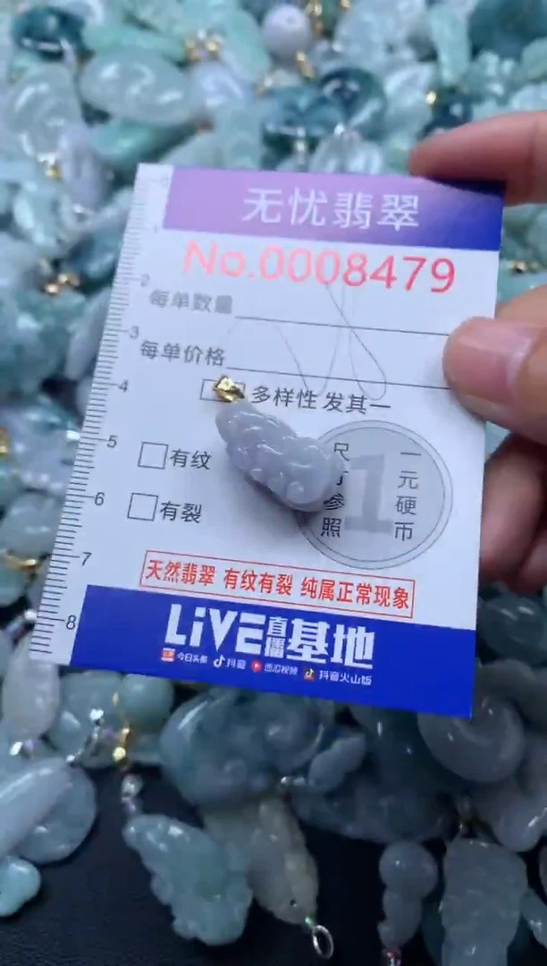 颈饰未镶嵌翡翠8479