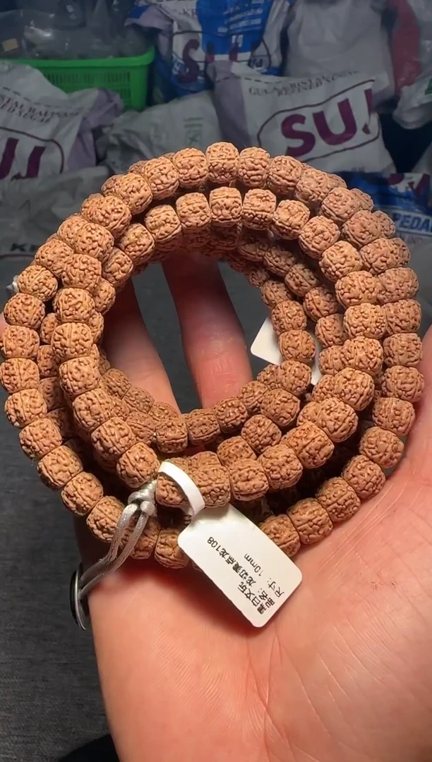 手串金刚菩提超头龙切黄点龙108-10mm